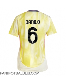 Juventus Danilo Luiz #6 Tricou Fotbal Replică 2024-25 Femei Deplasare